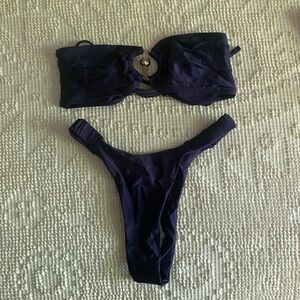 Seamolly bandeau thong bathing suit